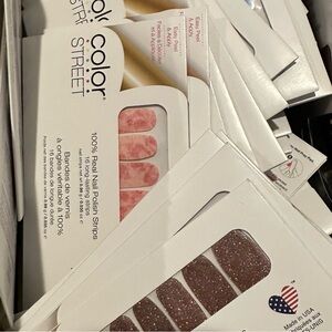 10-Pack Mystery Color Street Nail Polish Strips Sets